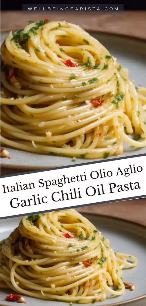 Learn how to make Spaghetti con Aglio Olio (Spaghetti Garlic Oil) with unfiltered olive oil for a quick, flavorful dish that impresses!

#veganpasta #italianpasta #olioaglio Olive Oil Noodle Recipes, Spaghetti Alio Olio Garlic Pasta, Oil And Garlic Pasta Recipe, How To Make Aglio Olio Pasta, Oil Garlic Sauce For Pasta, Olive Oil Spaghetti Recipes, Agio Olio Pasta Recipe, Pasta Garlic Olive Oil, Spaghetti With Olive Oil And Garlic