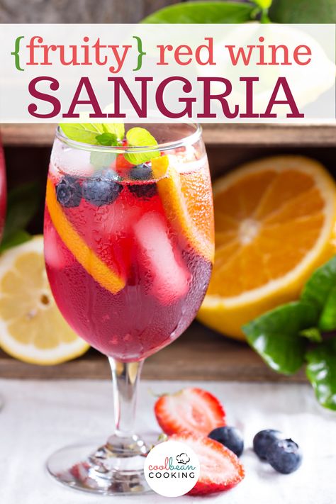 Ignite those summer gatherings with this delicious and fruity red wine sangria. Super easy to put together and it serves 10! Don't miss this fresh, fruity, and fun backyard cocktail. Red Wine Sangria Easy Summer, Sangria Red Wine, Sangria For A Crowd, Summer Red Sangria, Red Moscato Sangria, Summer Red Wine Sangria, Red Sangria Recipes Summer, Sweet Red Sangria Recipes, Sangria Recipes Red