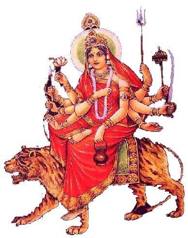 Hindu Blog: Third day of Navratri Dedicated to Goddess Chandra... Chandra Ghanta Maa, Maa Chandraghanta, Gyan Mudra, Maa Image, Chaitra Navratri, Durga Picture, Navratri Festival, Happy Navratri Images, Durga Images