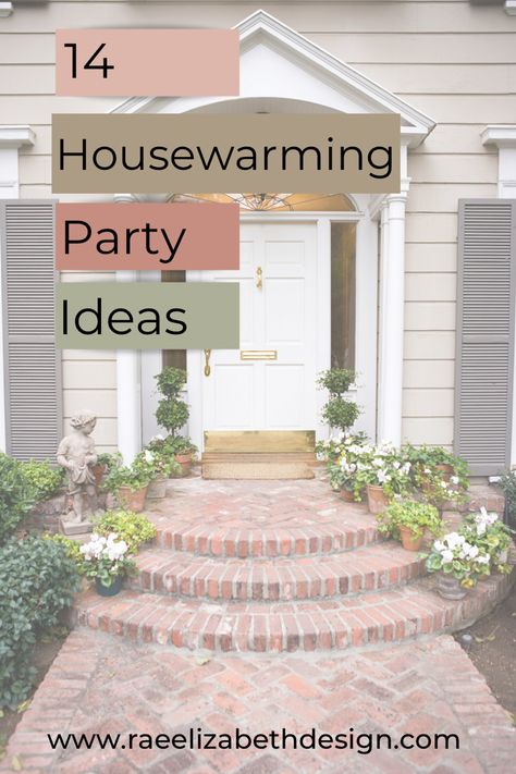 Outdoor Housewarming Party Ideas, New Years House Warming Party, Easy House Warming Food Ideas, New Home Owner Party Ideas, Host Housewarming Party, Warming House Party Ideas, House Warming Party Guest Book Ideas, Backyard Housewarming Party Ideas, Housewarming Food Ideas Meals