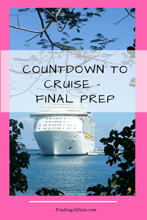 It's the final week of the Countdown to Cruise blog series.  We are in Final Cruise Preparation mode.  In this post, I will share with you all of the details you'll need to make sure you are prepared to board your ship! Embarkation Day, Bag Must Haves, Cruise Planning, Bahamas Cruise, Cruise Liner, Cheap Cruises, Packing For A Cruise, Alaskan Cruise, Celebrity Cruises