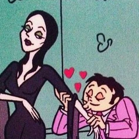 VINTAGE ART on Instagram: "If this ain't it, i don't want it... via @couldvebeenus" Gomez And Morticia, Addams Family, Couple Cartoon, Cartoon Profile Pics, Vintage Cartoon, Cartoon Pics, Mood Pics, Aesthetic Art, Cartoon Art