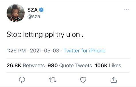 Sza Focus Tweet, Sza Singer Quotes, Confident Twitter Quotes, Sza Quotes Twitter, Sza Twitter Tweets, Twitter Header Quotes Motivation, Szalations Quotes, Medium Pretty Twitter Quote, Sza Lyrics Captions