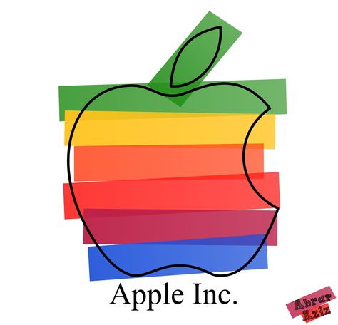 Old Apple logo Colorful Pixel Art, Old Apple Logo, Old Logo, Logo Diy, Apple Logo, Pixel Art, Pop Culture, Garage, ? Logo