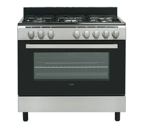 LOGIK LFTG90X18 90 cm Duel Fuel Range Cooker – Stainless Steel £390.00 @ Currys Width: 90 cm One electric oven Integrated electric grill 5-burner gas hob / wok burner Main oven cleaning: Enamel coating Wok Burner, Dual Fuel Range Cookers, Laundry Washing Machine, Washer Machine, Family Feast, Gas Hob, Electric Grill, Range Cooker, Gas Burners