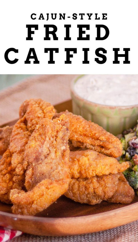 THE BEST SPICY CAJUN FRIED CATFISH RECIPE Fried Cod Fish Recipes, Fried Catfish Recipe, Fried Catfish Recipes, Catfish Recipe, Cod Fish Recipes, Southern Cooking Recipes, Catfish Recipes, Flavorful Dinner, Cajun Dishes