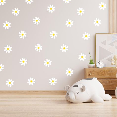 PRICES MAY VARY. Daisy Flowers Decals for Wall: Experience the ethereal beauty of daisy flowers brought to life within your living space with this meticulously designed and expertly crafted set of wall decals. Immerse yourself in a realm of exquisite artistry as these decals are meticulously handcrafted using the finest quality vinyl material, ensuring unrivaled durability and longevity. Indulge in the ease and convenience of effortless application and removal, thanks to the advanced adhesive te Flower Wall Decal, Boys Room Wall Decor, Dinosaur Wall Decals, Flower Wall Decals, Nursery Decals, Boho Nursery Decor, Flower Wall Stickers, Kids Wall Decals, Kids Room Wall