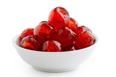 Candied Cherries Recipe, Candied Cherries, Glazed Cherries, Candy Creations, Cherry Cordial, Banana Splits, Maraschino Cherries, Glace Cherries, Cherry Candy