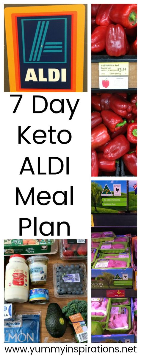 7 Day Keto ALDI Meal Plan - A week of meals and list of ideas for the Low Carb Ketogenic Diet making use of products you'll find while grocery shopping at ALDI. Keto Aldi, Shopping At Aldi, Smoothies Vegan, Aldi Meal Plan, Keto Shopping List, Low Carb Diet Plan, Low Carb Diets, Ketogenic Diet For Beginners, Ketogenic Diet Meal Plan