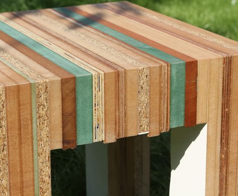 Furniture From Waste, Cut Furniture, Garden Bars, Recycled Wood Furniture, Wood Waste, Cnc Furniture, Eco Architecture, House Tips, Urban Furniture