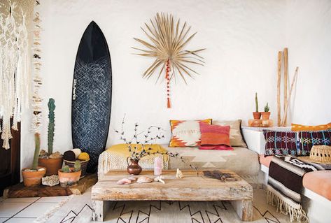 Surf Style, Decoration Surf, Deco Surf, Contemporary Living Room Design, Surf House, Surf Shack, Beach Shack, Beach Cottage Style, Contemporary Living Room