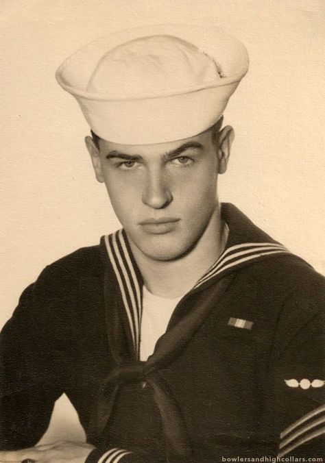 Swear Like a Sailor Vintage Gentleman, Vintage Sailor, Navy Sailor, Men In Uniform, Military Men, Vintage Portraits, Vintage Military, Vintage Photographs, Vintage Photos