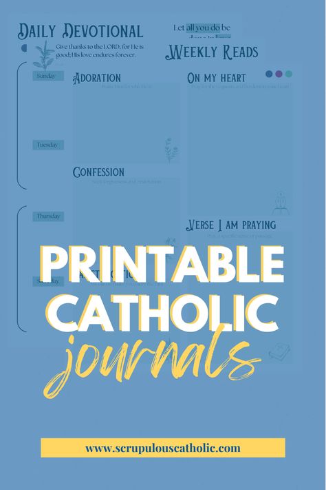 Printable Catholic Prayer Journals Bible Journal Template, Catholic Prayer For Protection, Catholic Journaling, Diy Prayer Journal, Prayer Journal Template, Prayer Journal Printable, Catholic Prayers Daily, Bible Study Template, Bible Studies For Beginners