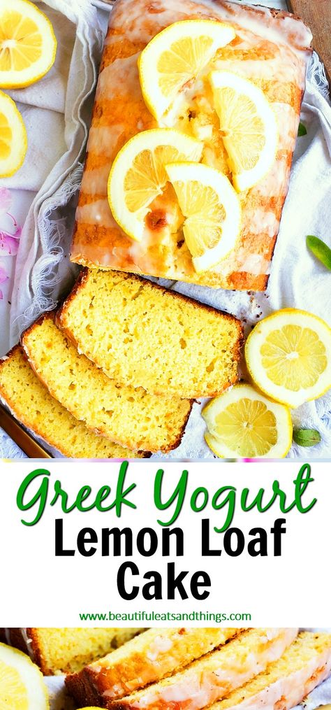 Lemon Yogurt Loaf Cake, Lemon Yogurt Bread Recipe, Greek Yogurt Loaf Cake, Lemon Bread Recipe Healthy, Healthy Lemon Muffins Greek Yogurt, Lemon Greek Yogurt Cake, Healthy Lemon Loaf Greek Yogurt, Greek Yogurt Lemon Loaf, Healthy Lemon Pound Cake