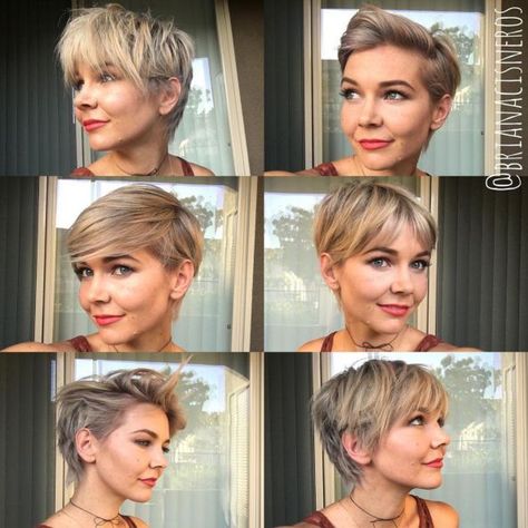 Long Choppy Pixie Hairstyles Pixie Cut For Round Face Plus Size, Short Hair For Round Face Plus Size, Blond Pixie, Plus Size Hairstyles, Kort Bob, 2023 Hair, Punk Hair, Round Face Haircuts, Short Pixie Haircuts