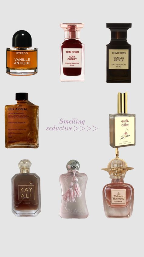 Seductive fragrances Seductive Perfume, Fragrance Lab, Fragrances Perfume Woman, Perfume Body Spray, Perfume Collection Fragrance, Bath And Body Works Perfume, Perfume Scents, Perfume Lover, Bath And Body Care