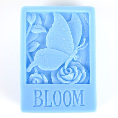 Kudos Blooming Butterfly Silicone Mold. would love to have this mold! Soap Carving Design Easy, Sculpture Soap, Simple Soap Carving, Simple Soap Sculpture, Sculpture Soap Easy, Butterfly Soap Carving, Soap Moulds, Soap Carving, Soap Making Supplies