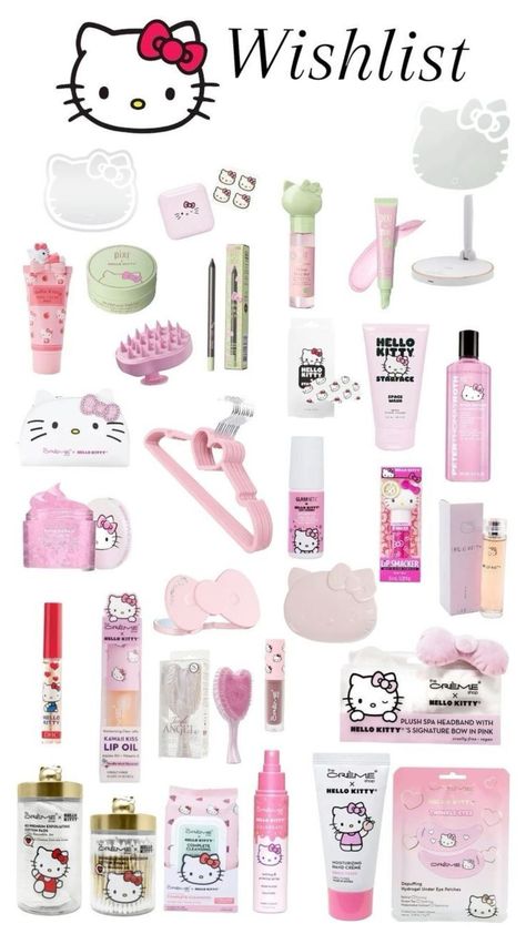 Hello Kitty Back To School, Hello Kitty Skincare, Hello Kitty Products, Hello Kitty Bedroom, Pink Products, Tj Max, Hello Kitty Gifts, Images Hello Kitty, Hello Kitty Merchandise