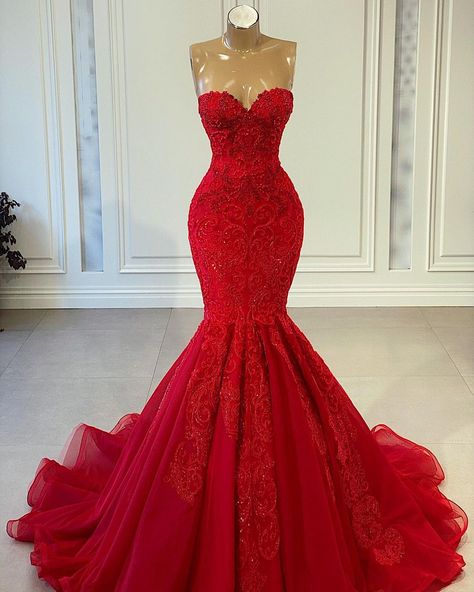 Instagram post by Lumnije Krasniqi LK • Feb 12, 2021 at 6:31pm UTC Red Prom Dresses, Red Mermaid Prom Dress, Prom Dresses 2022, Red Mermaid, Mermaid Sweetheart, Mermaid Prom Dress, Dresses 2022, Cute Prom Dresses, Red Prom