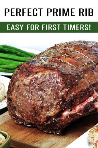 Easy Prime Rib Roast Recipe! 1,000s of 5-Star Reviews. Easy for beginners to master! This Prime Rib Recipe is loaded with garlic, herbs and flavor. Finish it off with Au Jus for an unforgettable meal. #primeribrecipes #roastrecipes #christmasrecipes #easterrecipes Easy Prime Rib Roast Recipe, Easy Prime Rib, Cooking Prime Rib Roast, Prime Rib Steak, Prime Rib Roast Recipe, Perfect Prime Rib, Cooking Prime Rib, Rib Roast Recipe, Rib Steak