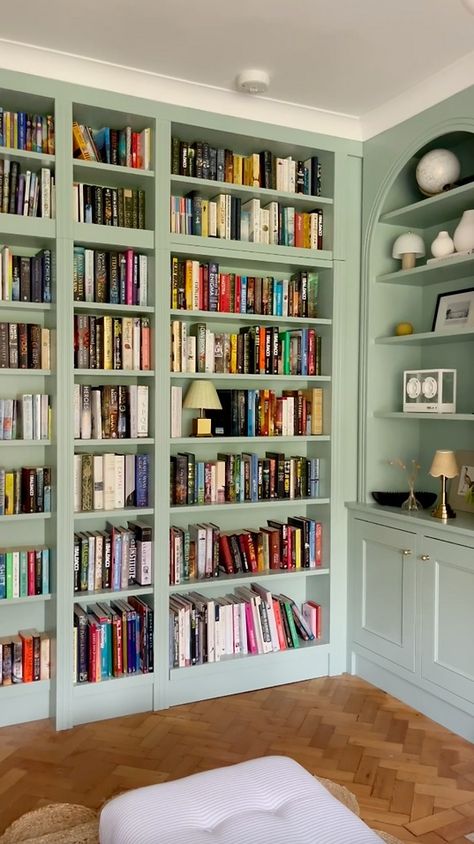 Snug Secret Door | Bespoke, Handmade Furniture | Hello Nook Alcove Bookshelves, Library Door, Secret Library, Alcove Cupboards, Home Library Design, Secret Door, Library Design, Home Library, Bespoke Furniture