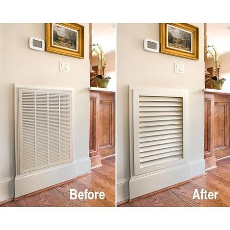 Luxury Wood A/C Vent Cover w/1 Filter Sleeve in Stock Primed Pine Wood A/C for Walls and Ceiling JUST Order Your Filter Size - Etsy Return Air Vent, Air Vent Covers, Home Luxury, Vent Covers, Style At Home, Diy Home Improvement, Air Vent, Home Fashion, Air Conditioner