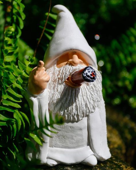 Garden Gnome Statue, Smoking Wizard Gnome 5.9 Inch Naughty Resin Gnome Statue for Lawn Yard Ornaments, Outdoor Decorations fo Wizard Gnome, Yard Gnomes, Funny Garden Gnomes, Garden Gnomes Statue, Funny Gnomes, Yard Ornaments, Gnome Statues, Garden Gnomes, Gnome Gift