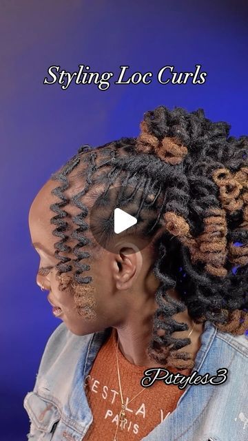 9,106 likes, 62 comments - pstyles3 on April 21, 2024: "🎋❤️ How to style loc curls by @pstyles3 Wear your loc curls up or down??? Comment BELOW and FOLLOW 😘😘 📦Order Products: www.shoppstyles.com ✈️Travel Dates: NYC 05/05/24 ☎️ Booking: 4435004771 💇🏾‍♀️Stylist: @pstyles3. #locs #locstyles #dmvlocs #atllocs #miamilocs #nyclocs #teamlocs #pstyles #loctitian #dmvloctician #loccolor #starterlocs #dreads #womanwithlocs #womenlocstyles #locproducts #locbun #parislocs #chicagolocs #locstyling Loc Hairstyles For Bridesmaids, Loc Styles With Undercut, Locs With Weave Hairstyles, Locs Hairstyles Curls, Loc Styles Curls, Curl Loc Styles, Locs Curls Styles, Loc Styles For Long Hair Women, Loc Styles Medium Length