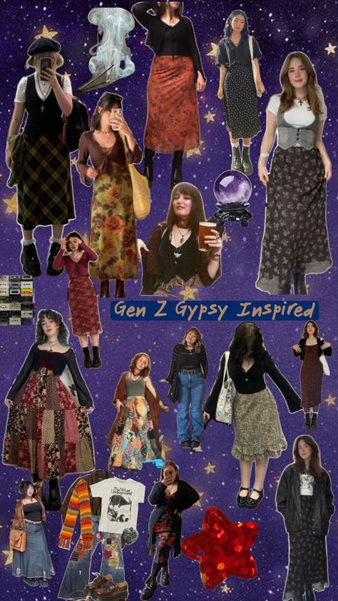 Gypsy inspired outfits Genz Outfits, Velvet, Outfit Inspirations