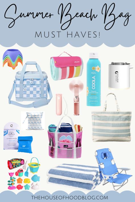 Our beach bag must haves! We head to the beach weekly and have our favorite tried and true beach must haves in a round up! #beachbag #beachtrip #momstyle #beach #summer #summerstyle Beach Bag Essentials For Moms, Beach Bag Must Haves, Kids Beach Must Haves, Beach Must Haves For Women, Beach Must Haves For Kids, What To Bring To The Beach, Beach Set Up, Beach Bag List, Beach Essentials For Women