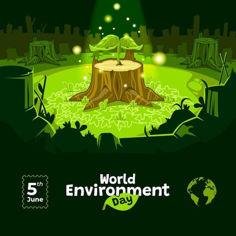 World environment day shoots growing ill... | Premium Vector #Freepik #vector #background #banner #poster #tree Tree Poster Design, Growing Illustration, Poster Environment, Environmental Poster, World Environment Day Posters, Environment Poster, Green Campus, Environmental Posters, Bold Illustration