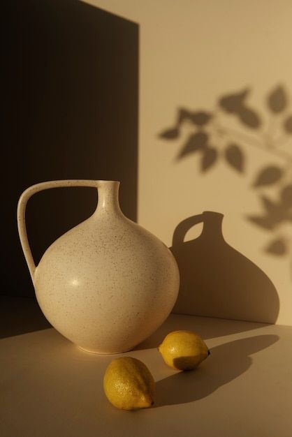 Foto Still Life, Minimalist Still Life, Simple Still Life, Still Life Study, Aesthetic Shadow, Pottery Photography, Still Life References, Postcard Illustration, Photo Still Life