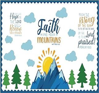 Amazon.com : christian bulletin board ideas Christian Bulletin Board Ideas, Christian School Bulletin Boards, Religious Bulletin Boards, Christian Bulletin Boards, Bullentin Boards, Matthew 17 20, Isaiah 40 31, Bulletin Board Ideas, School Bulletin Boards