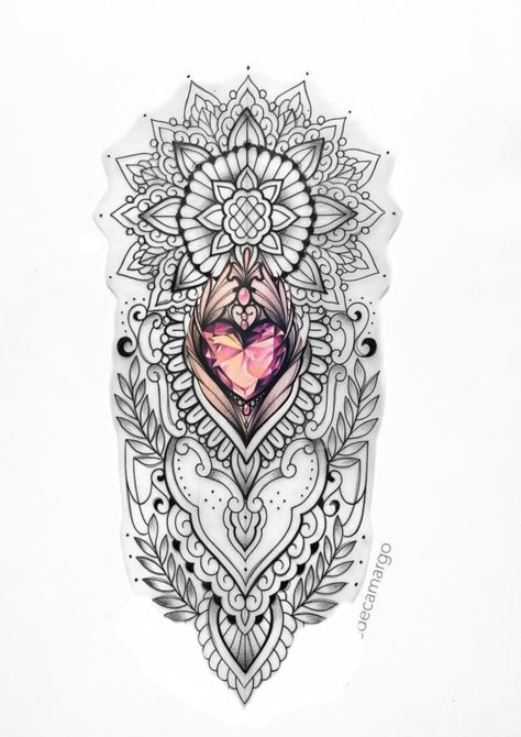 Diamond Mandala, Lace Tattoos, Full Tattoo, Girl Back Tattoos, Tattoo Heart, Forearm Tattoo Women, Tattoo Women, Lace Tattoo, Ladies Top