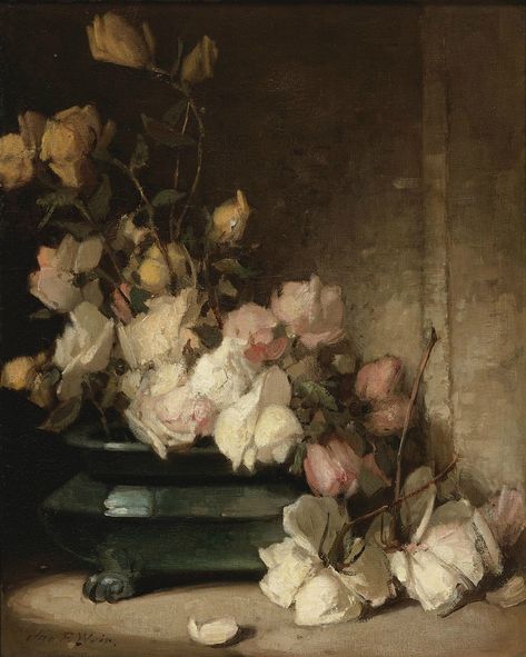 Pink And White Roses, Istoria Artei, Rennaissance Art, Ivy House, Victorian Art, Old Paintings, Aesthetic Painting, Classical Art, Ethereal Art