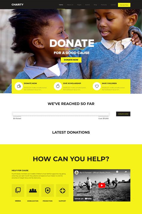 Charity is a powerful responsive charity / donations / foundation / fundraising premium WordPress theme , built on the Bootstrap Framework, jam-packed with features. Charity Foundation Website Design, Donation Website Design, Non Profit Website Design, Fundraising Ideas Non Profit, Credit Card Tool, Mutual Aid, Foundation Logo, Charity Foundation, Hero Image