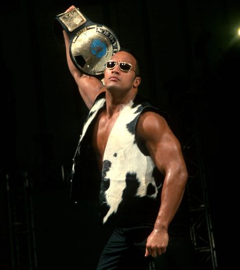 The Rock!! The People's Champ. The Bravo Bull, those names will sound familiar to the late nineties, to the early twenties years, when WWE was known as WWF, when the shows had attitude. as a teen, watching Smackdown, where all the people who were in charge of the business, were corrupt and evil, thinking no one had a chance who stayed on the hero's path, but the Rock did the People's hand to all of them and stood up for what he believed in, was a huge inspiration growing up. Still dose now. Wwf The Rock, Wwe Ring, Wwe The Rock, Wwe Figures, Wwe Legends, Wwe World, Rock Johnson, The Rock Dwayne Johnson, Wrestling Superstars