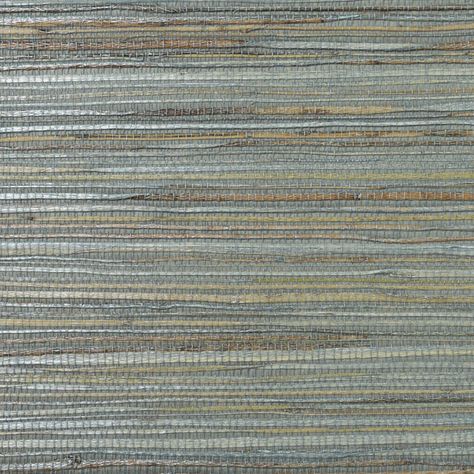 Picture of Jute - Coir & Metallic Graphite Grass Wallpaper, Wallpaper Textured, A Street Prints, Lillian August, Temporary Wallpaper, Luxury Wallpaper, Grasscloth Wallpaper, Wallpaper Modern, Magnolia Homes