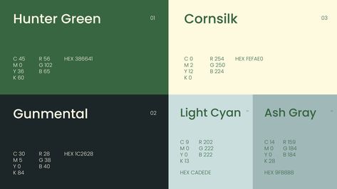 Branding Colour Pallete, Green Website Design Colour Palettes, Racing Green Colour Palette, Industrial Color Pallete, Non Profit Color Palette, Urban Colour Palette, Canva Color Palette Codes Green, Healthy Food Color Palette, Modern Green Color Palette