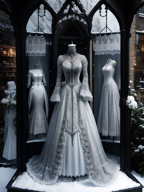 Vampire Wedding Dress White, White Gothic Wedding Dress Victorian, Victorian Era Wedding Dress, Gothic White Wedding Dress, Victorian Royal Dress, Gothic Wedding Dress White, White Gothic Wedding Dress, Victorian Dresses Gowns, Royal Dresses Queens Fantasy