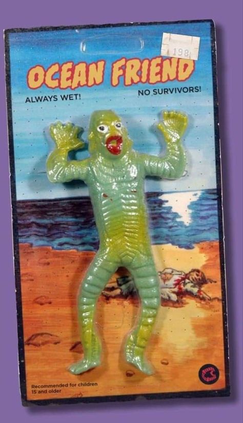 Bootleg Toys, Weird Toys, Creepy Toys, Creature From The Black Lagoon, The Black Lagoon, Monster Toys, Scary Monsters, Cool Monsters, Black Lagoon