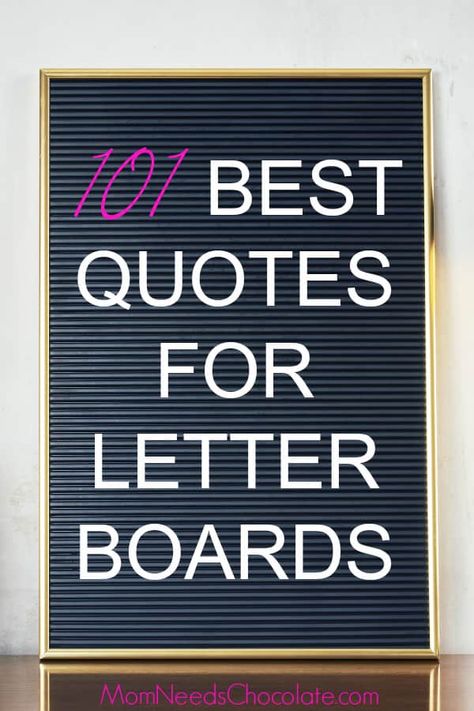 Letter boards are so fun and add a personal touch to any space. Get yourself a letter board and then try some of these 101 Best Letter Boards Sayings! | #LetterBoard #ChristmasGift #ChristmasPresents #GiftGuide #FixerUpper #HomeStyle #Quotes Farmhouse Message Board, Quotes On Letter Boards, Farmhouse Letter Board Quotes, Funny Quotes For Sign Boards, Letterboard Inspirational Quotes, Word Boards Funny, Letterboard Sayings Funny, Letter Board Classroom Ideas, Short Sayings For Letter Boards