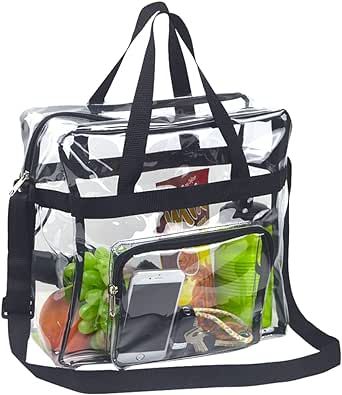 Clear Lunch Bag, Large Lunch Bag, Work Lunch Box, Mens Lunch Bag, Clear Handbags, Clear Tote Bags, Suntan Lotion, Transparent Bag, Clear Bag