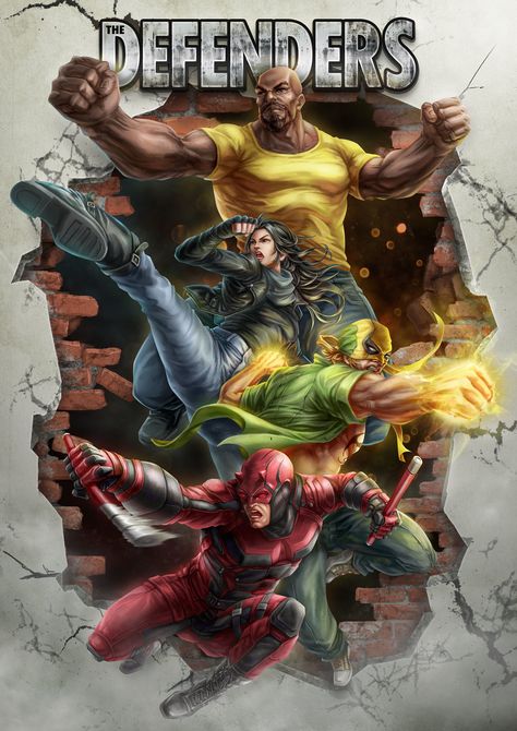 Defenders Marvel, The Defenders, Marvel Knights, Marvel Netflix, Charlie Cox, Luke Cage, Marvel Comics Wallpaper, Marvel Vs Dc, Marvel Comic Universe