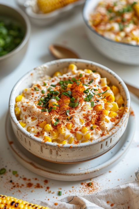 Creamed Corn Recipe Creamed Corn With Bacon, Spicy Cream Corn, Spicy Creamed Corn, Best Creamed Corn, Cream Corn Recipe, Cream Corn Casserole, Three Course Meal, Digital Cookbook, Creamed Corn Recipes