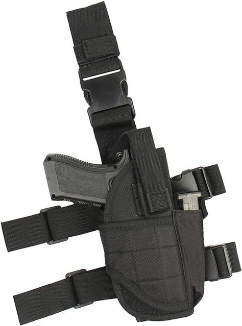 ASETIC Drop Leg Holster for Pistol- Right Handed Tactical Thigh Airsoft Pistol Holster with Magazine Pouch Adjustable Gun Holster Drop Leg Holster, Leg Holster, Knife Holster, Thigh Straps, Tactical Holster, Thigh Holster, Leg Harness, Magazine Pouches, Tenis Nike