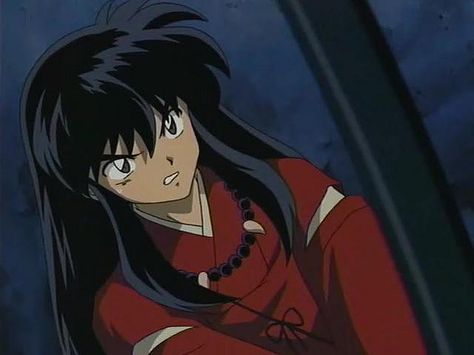 Human Inuyasha, Black Haired Anime Boy, Inuyasha Love, Inuyasha Fan Art, Kagome And Inuyasha, Kagome Higurashi, Anime Nerd, Old Anime, 90s Anime