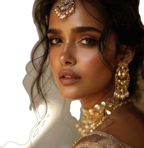 Dusky Skin Makeup Indian Bride, Sinhalese Wedding, Bridal Makeup For Brown Skin, Bridal Indian Makeup, Desi Wedding Makeup, Desi Makeup Looks, Desi Bridal Makeup, South Indian Makeup, Indian Skin Makeup