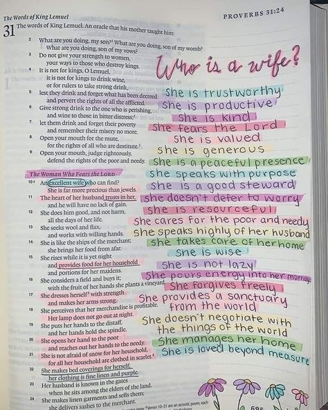 Proverbs 31. Definition of a wife. #encouragement #bible Proverbs 4:23-27, Bible Verses For Being A Better Wife, Bible Definitions Words, Bible Study Plans For Women Small Groups, Bible Battle Cards, Proverbs 31 Bible Study Notes, Proverbs 31 Bible Journaling Art, Proverbs 31 Morning Routines, Encouraging Verses For Women