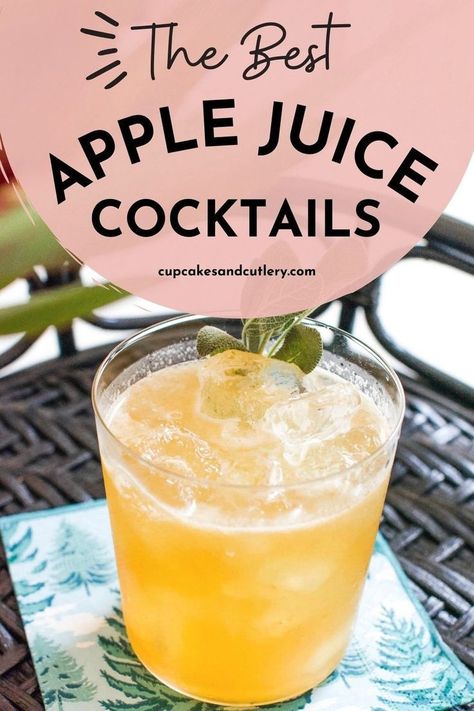 If you're looking for the best fall drink ideas, these apple juice cocktail recipes are for you. With rum, tequila, whiskey or vodka, apple juice makes a good cocktail mixer for a slightly sweet treat. These are the best alcoholic drinks for fall because they can be served to a crowd or made for yourself. Whether you need a drink to serve at a fall harvest party or just popular cocktails, you'll find it here. Visit the blog to get the recipes for apple juice mixed drinks! I Food and Drink Alcoholic Drinks For Fall, Juice Mixed Drinks, Simple Mixed Drinks, Juice Cocktail Recipes, Fall Drink Ideas, Vodka Apple Cider, Drinks For Fall, Best Alcoholic Drinks, Apple Juice Cocktail